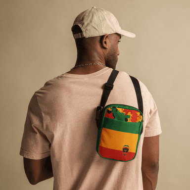 Rastaman Utility Crossbody Bag - Green/Red/Gold 1