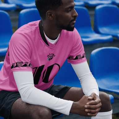 Kicxs Miami Soccer Unisex Sports Jersey - Pink/Black 1