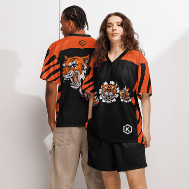 Kicxs Bengals Football Jersey - Orange/Black 1