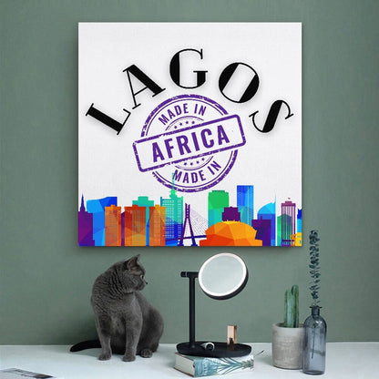 LAGOS Square Unframed Canvas Prints