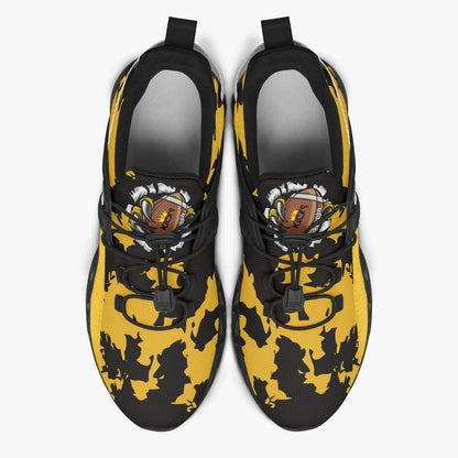 Kicxs Steelers Camo Mesh Running Shoes