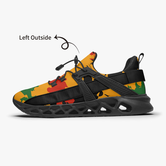 Rastaman Camo Unisex Running Sneakers