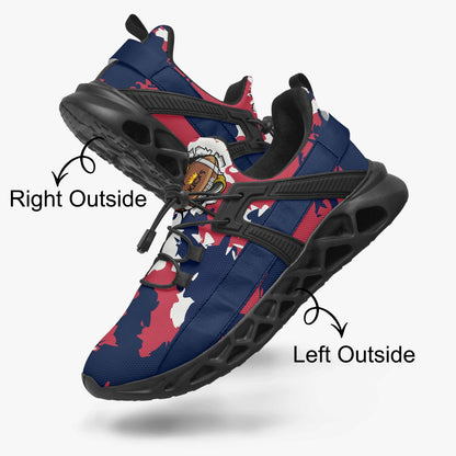 Kicxs Texans Camo Mesh Running Shoes