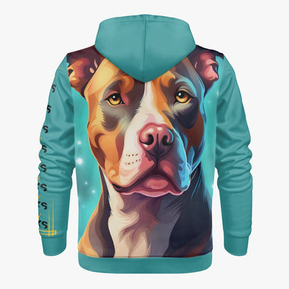 KICXS Pitbull Men's Full Zip Up Hoodie