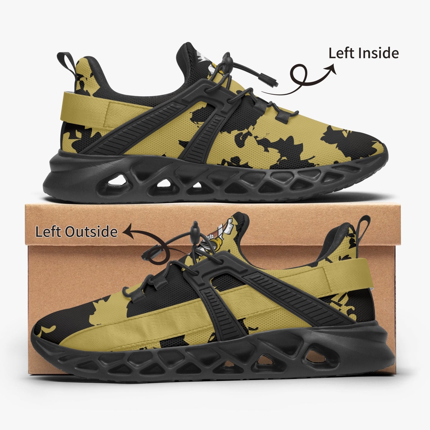 Kicxs Saints Camo Mesh Running Shoes