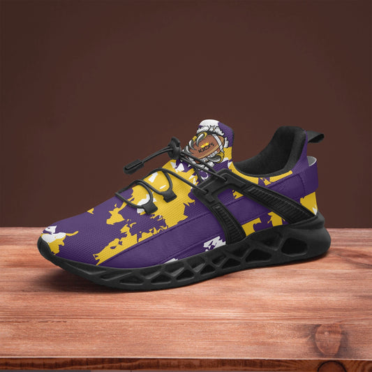 Kicxs Vikings Camo Mesh Running Shoes