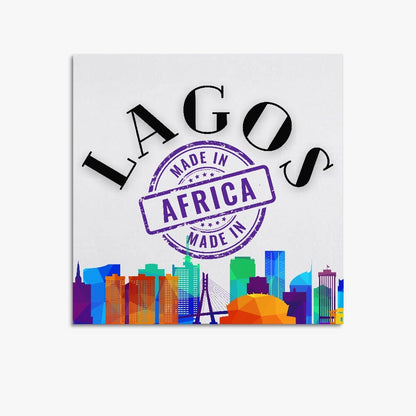 LAGOS Square Unframed Canvas Prints