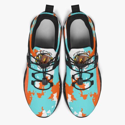 Kicxs Dolphins Camo Mesh Running Shoes