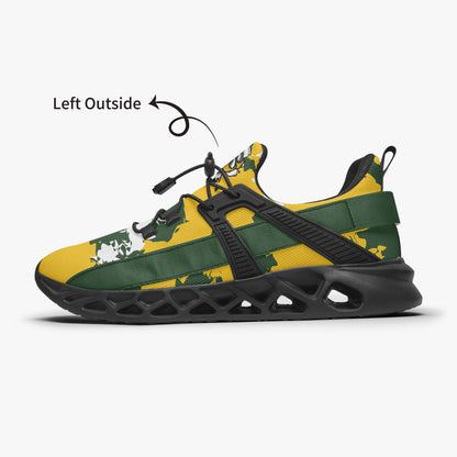 Kicxs Packers Camo Mesh Running Shoes