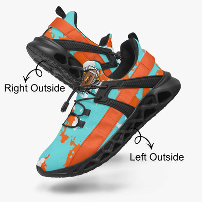 Kicxs Dolphins Camo Mesh Running Shoes