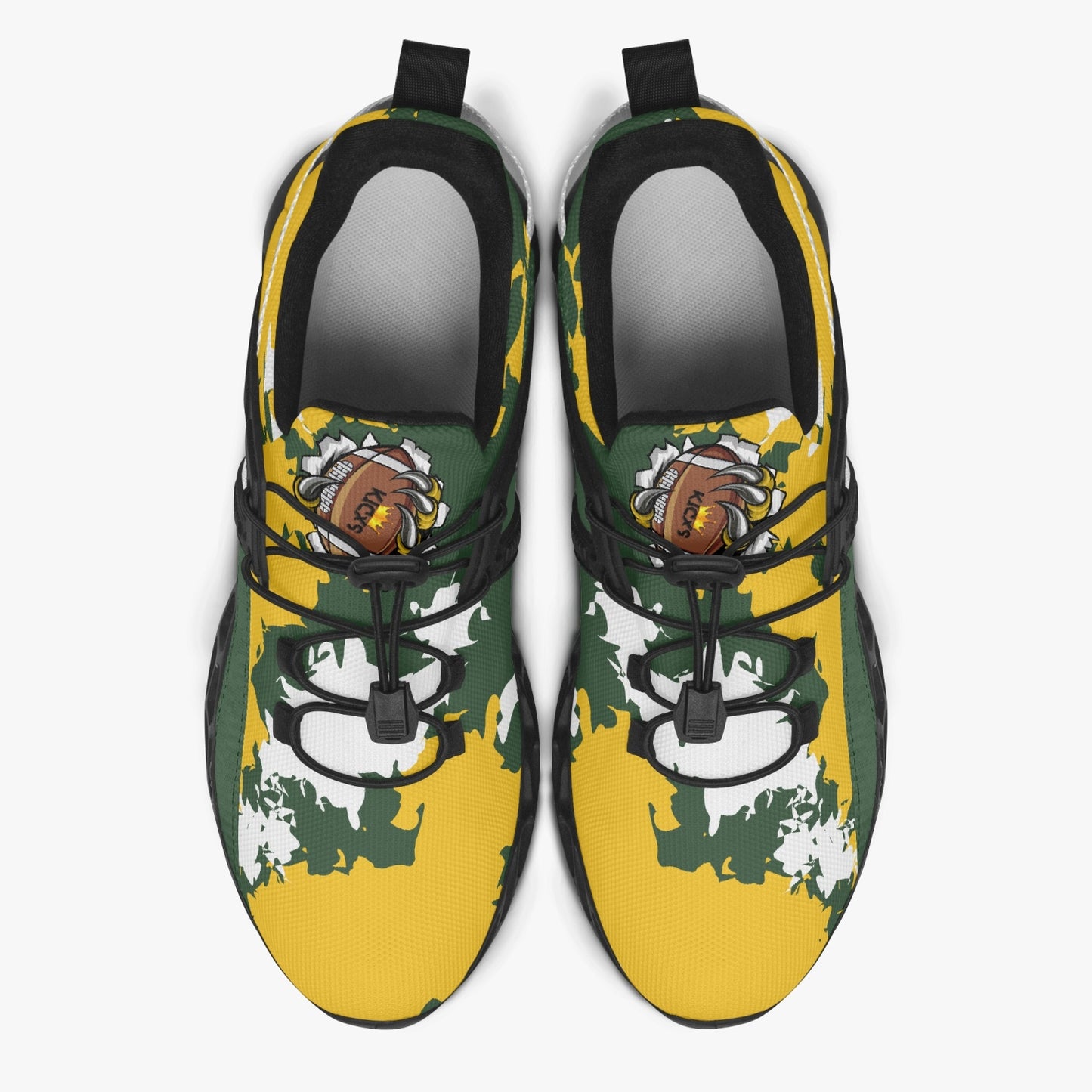Kicxs Packers Camo Mesh Running Shoes