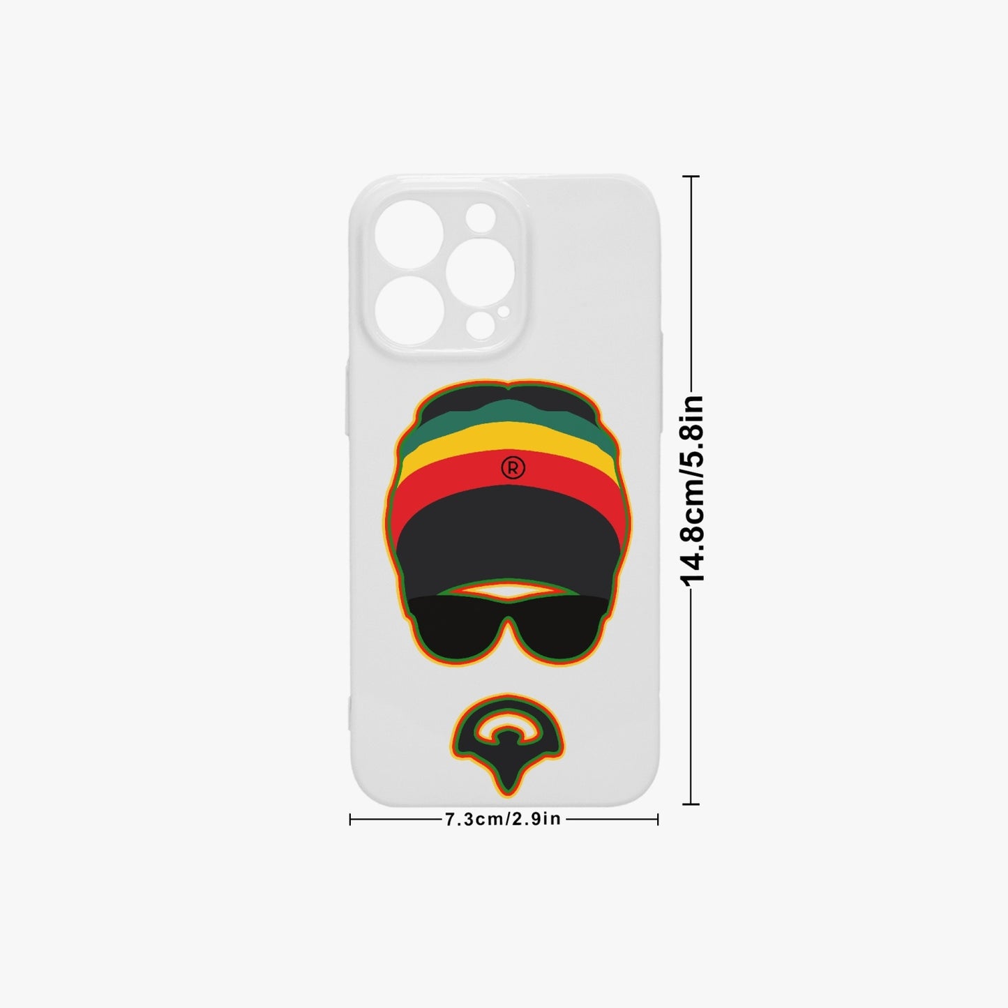 Rastaman iPhone 15 Pro Phone Case (Lens Protective)