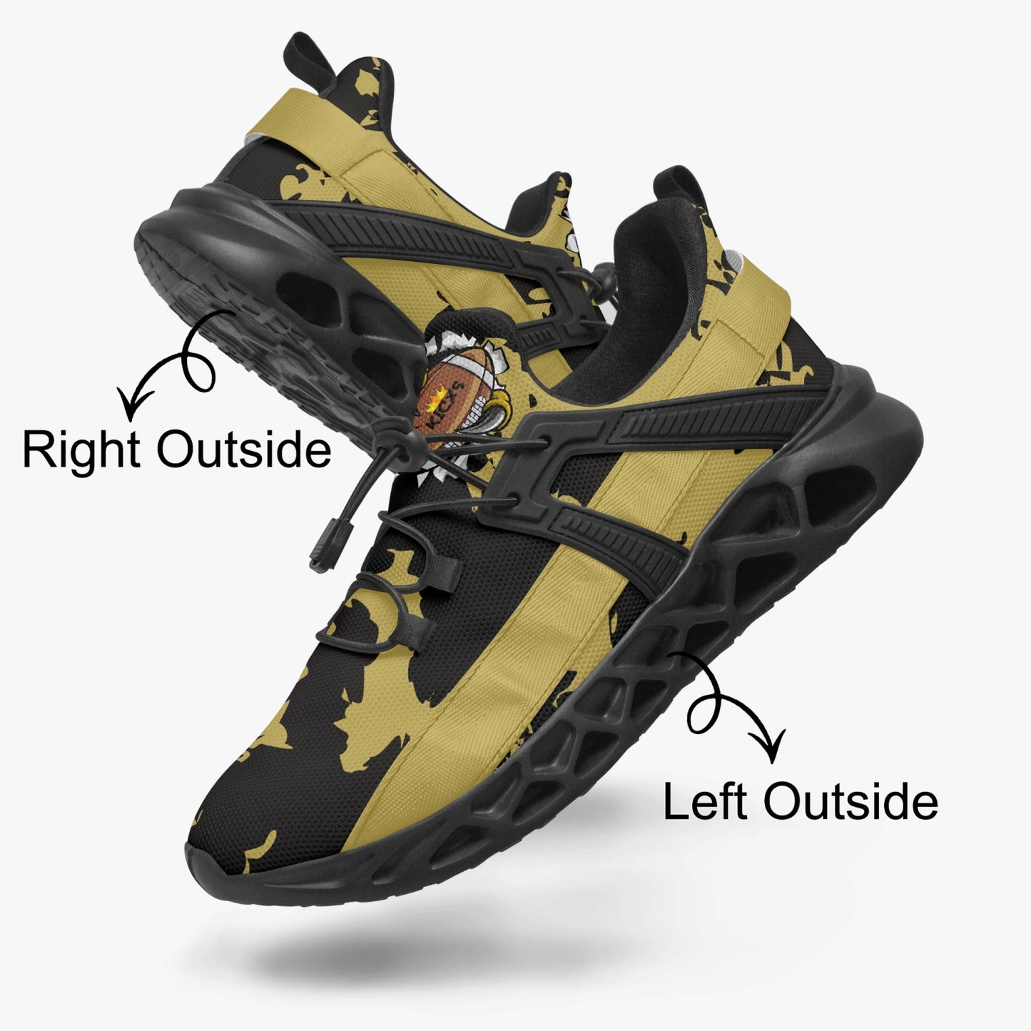 Kicxs Saints Camo Mesh Running Shoes