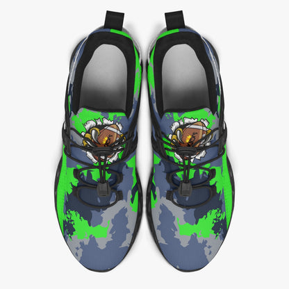 Kicxs SEA Camo Mesh Running Shoes