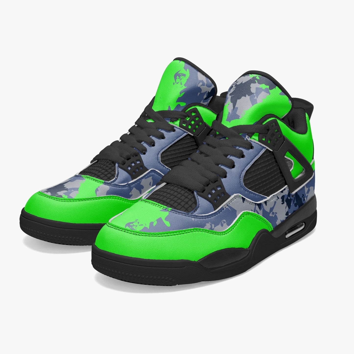 Kicxs Seahawks High-Top Sneakers -Black Sole