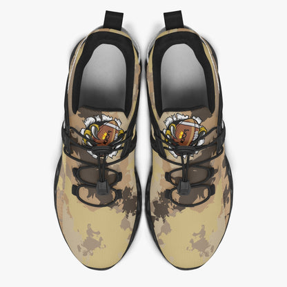 Kicxs Camouflage Mesh Running Shoes - Tan