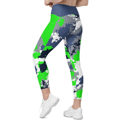 Kicxs Seahawks Leggings with pockets