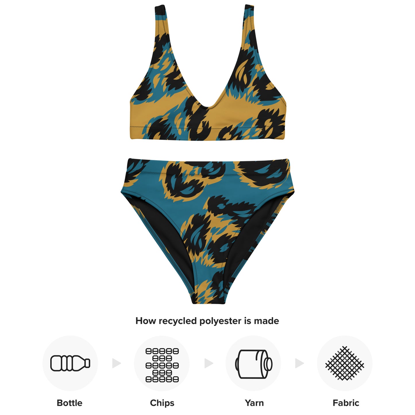 Kicxs Jaguars High-Waisted Bikini