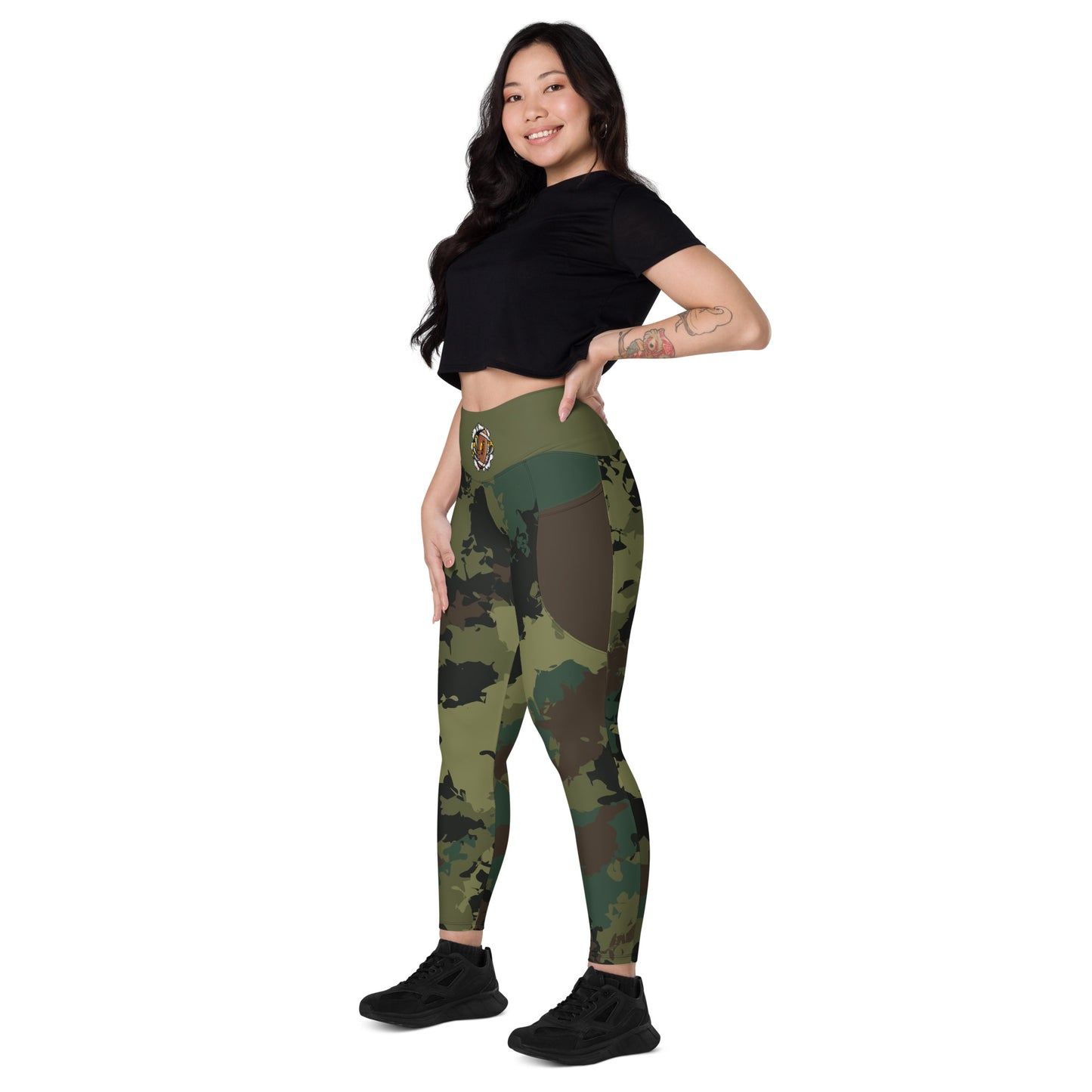 Kicxs Camouflage Leggings With Pockets