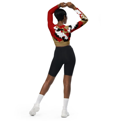 Kicxs Forty-Niners Long-Sleeve Crop Top