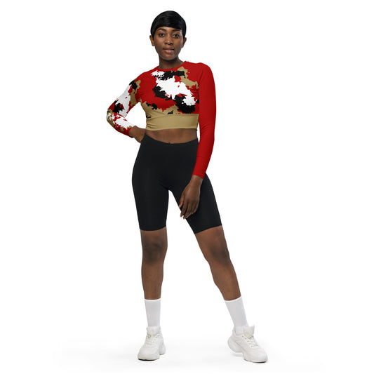 Kicxs Forty-Niners Long-Sleeve Crop Top