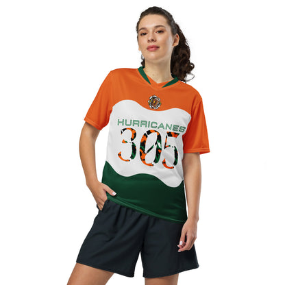 Kicxs Hurricanes 305 Unisex Sports Jersey