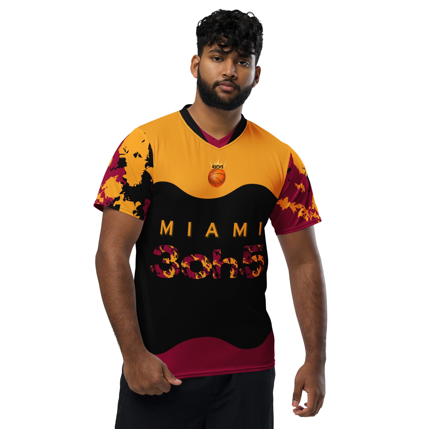 Kicxs Miami 3oh5 Unisex Sports Jersey