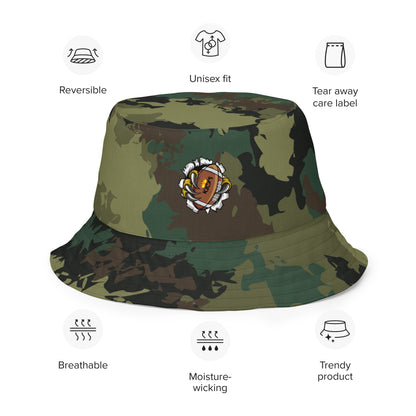 Kicxs Camouflage Reversible Bucket Hat