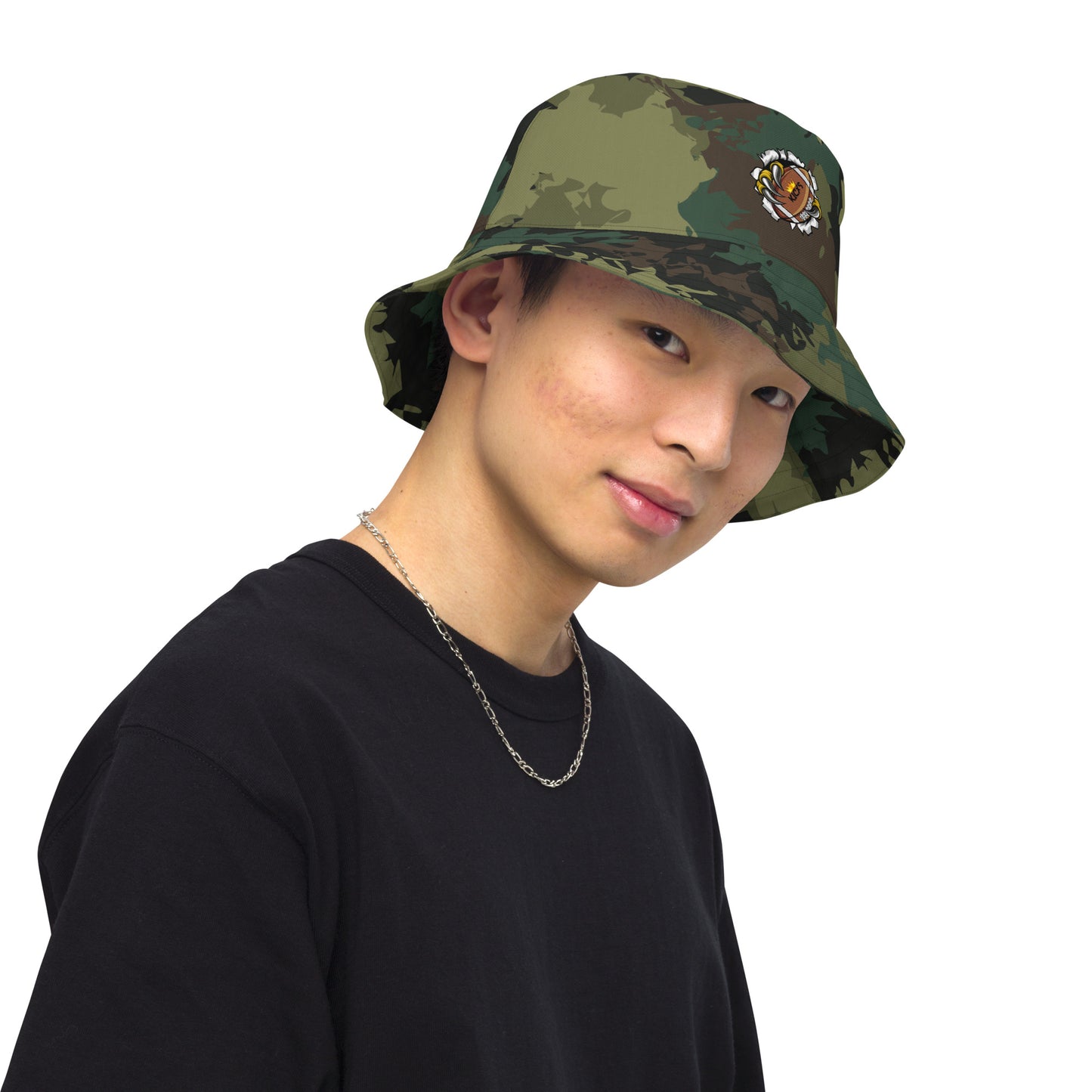 Kicxs Camouflage Reversible Bucket Hat