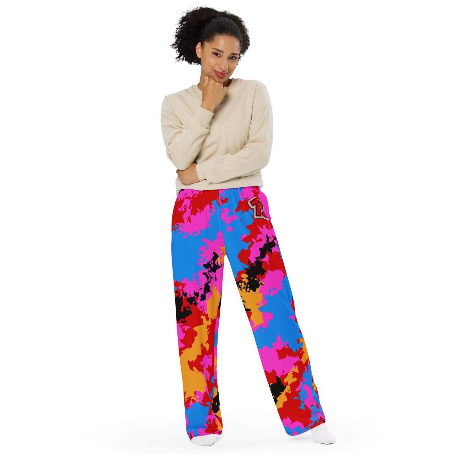 1Tweezy Apparel Miami Unisex Wide-Leg Pants