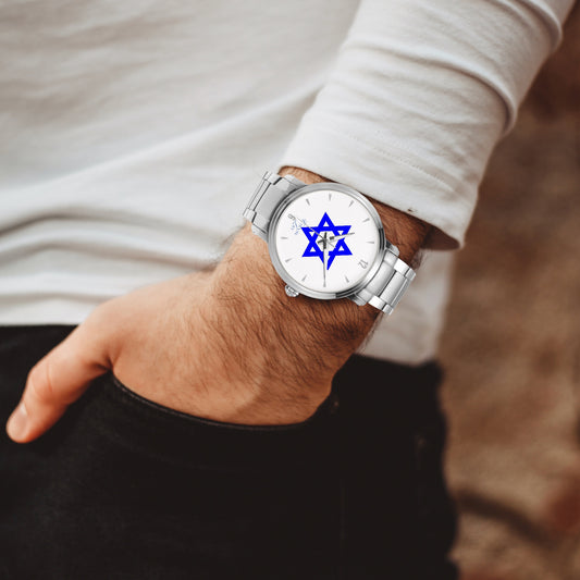 Star Of David Strap Quartz Watch