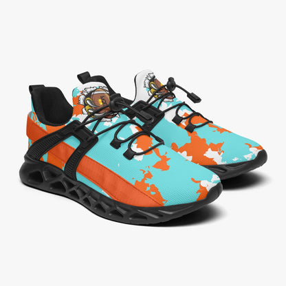 Kicxs Dolphins Camo Mesh Running Shoes