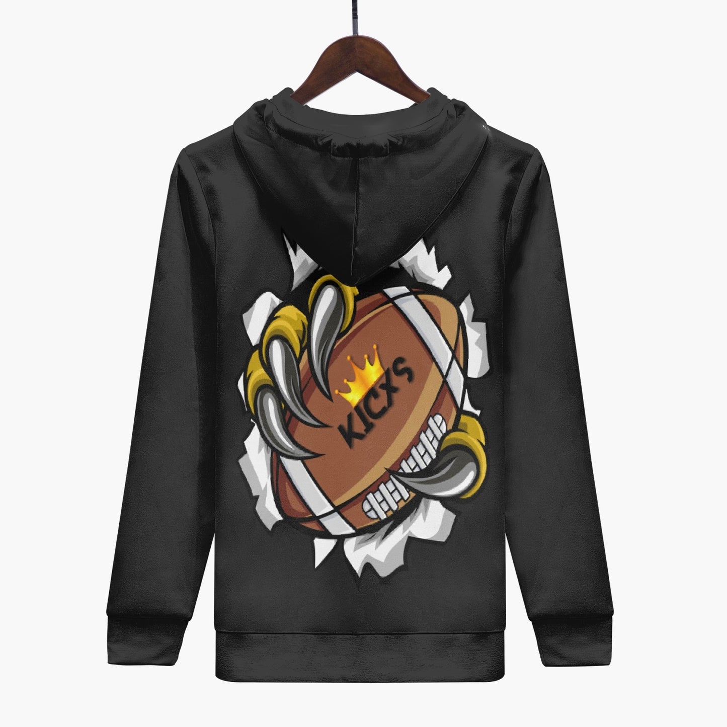 Kicxs Football Apparel Hoodie-Black