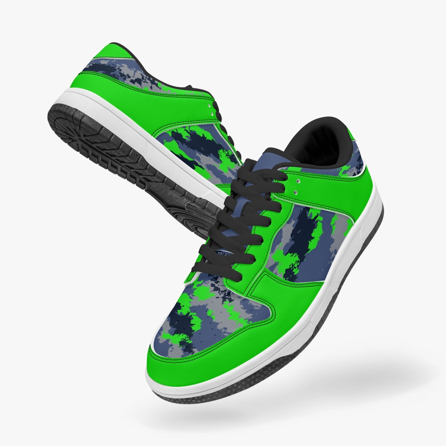 Kicxs Seahawks Low-Top Leather Sneakers