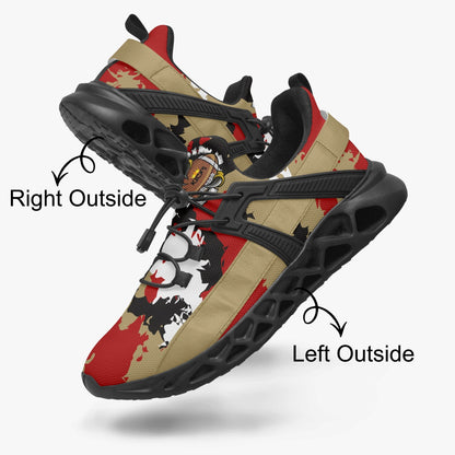 Kicxs Forty-Niners Camo Mesh Running Shoes