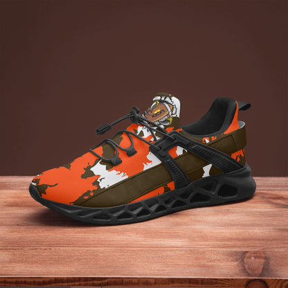 Kicxs Browns Camo Mesh Running Shoes