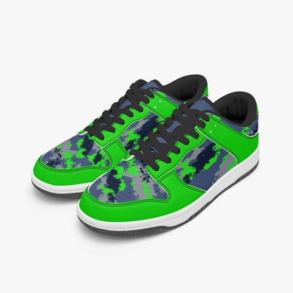 Kicxs Seahawks Low-Top Leather Sneakers