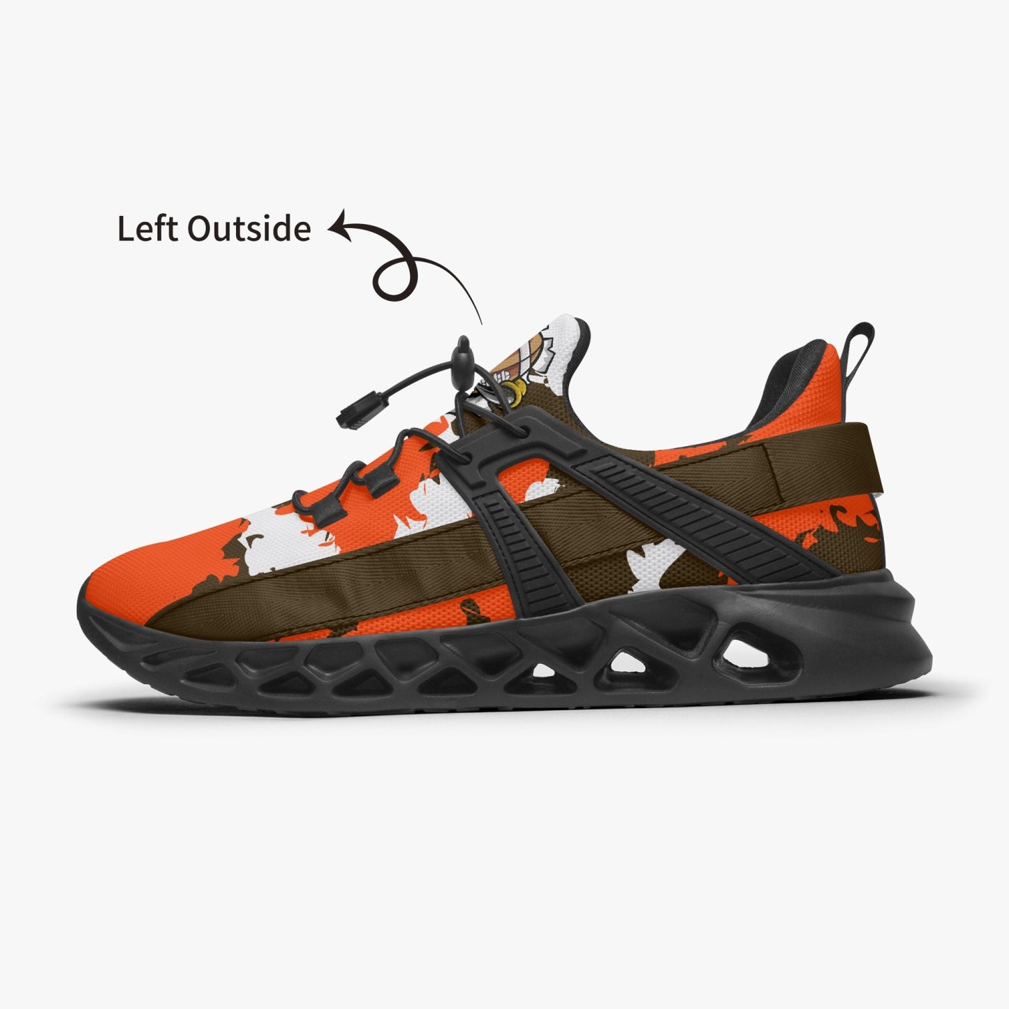 Kicxs Browns Camo Mesh Running Shoes