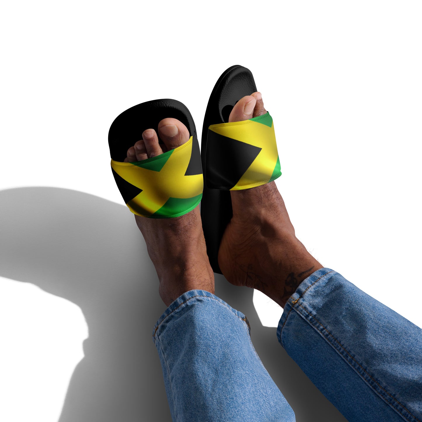 Jamaican Flag Men’s slides