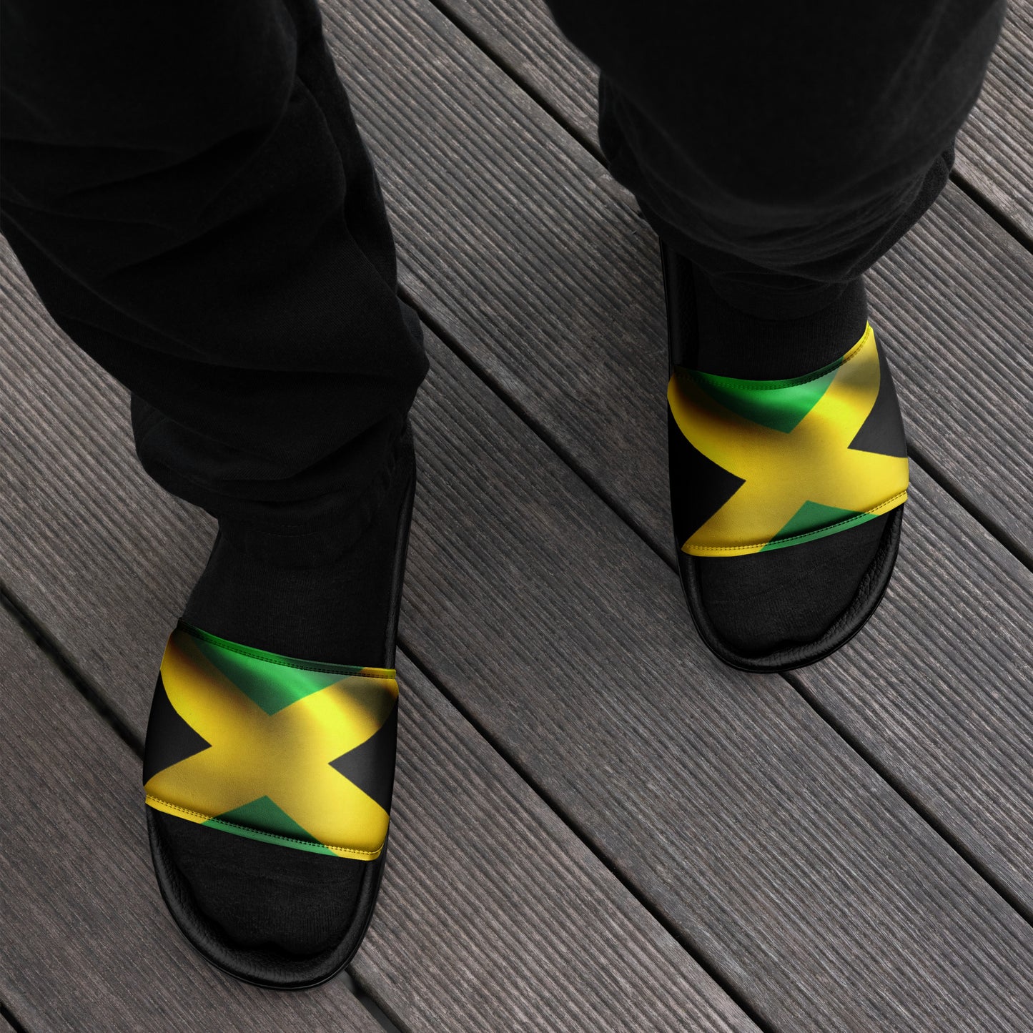 Jamaican Flag Men’s slides