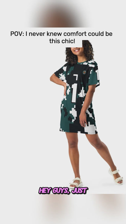 Kicxs PHI Camo2 T-Shirt Dress