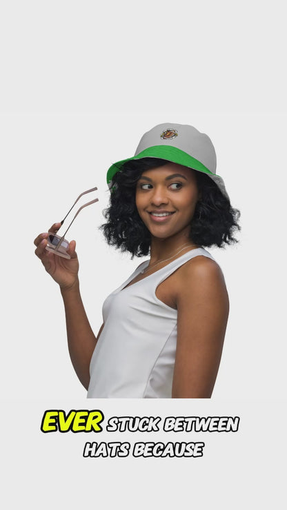 Kicxs PHI Kelly Green Reversible Bucket Hat